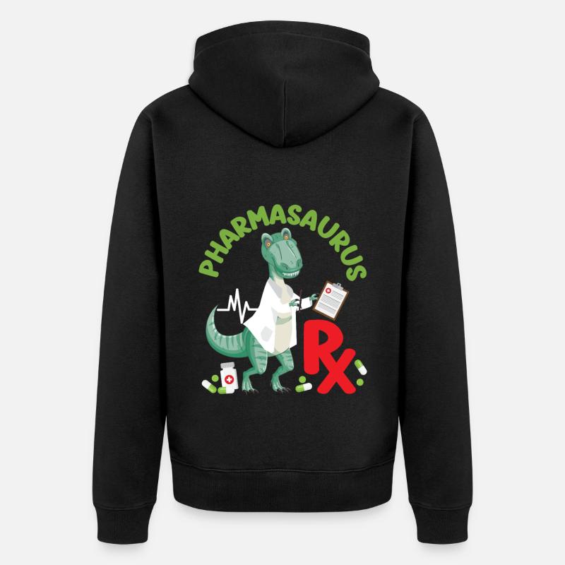 Pharmacy Tech Technician - Unisex Premium Bio Zip Hoodie - Schwarz