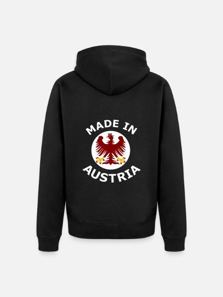 The Austrians - Unisex Premium Organic Zip Hoodie - black