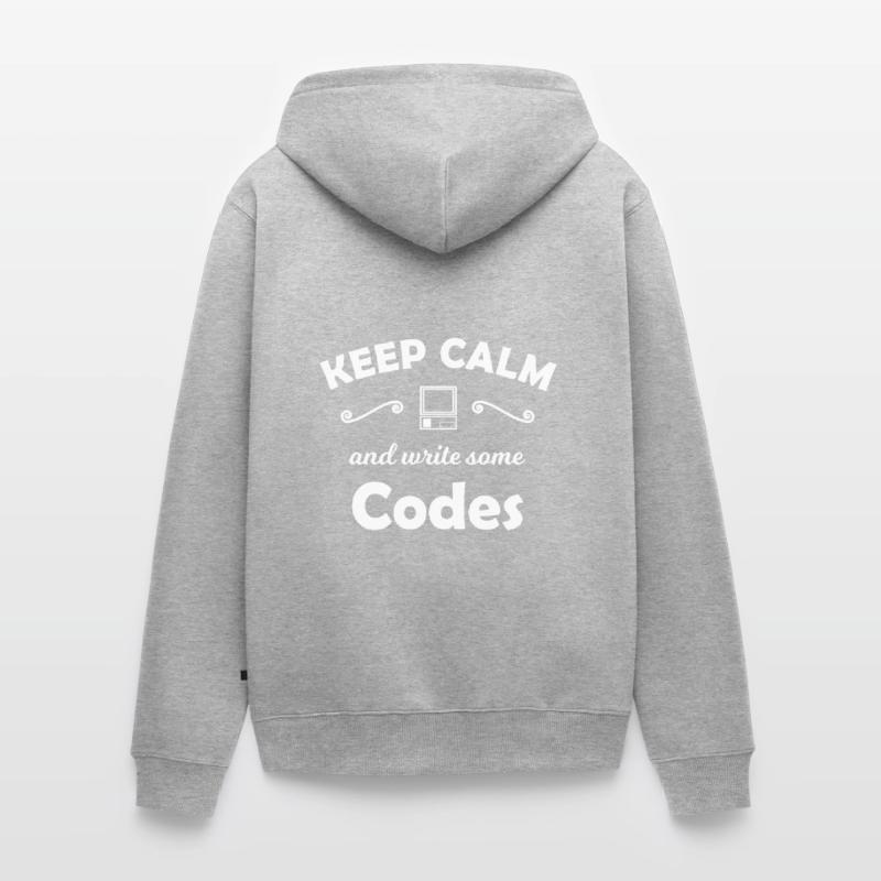 Programmeur de code Veste à capuche bio Premium Unisexe