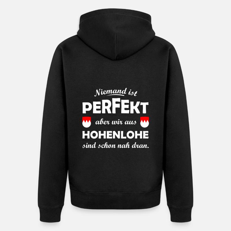 Le Hohenloher - Veste à capuche bio Premium Unisexe - noir