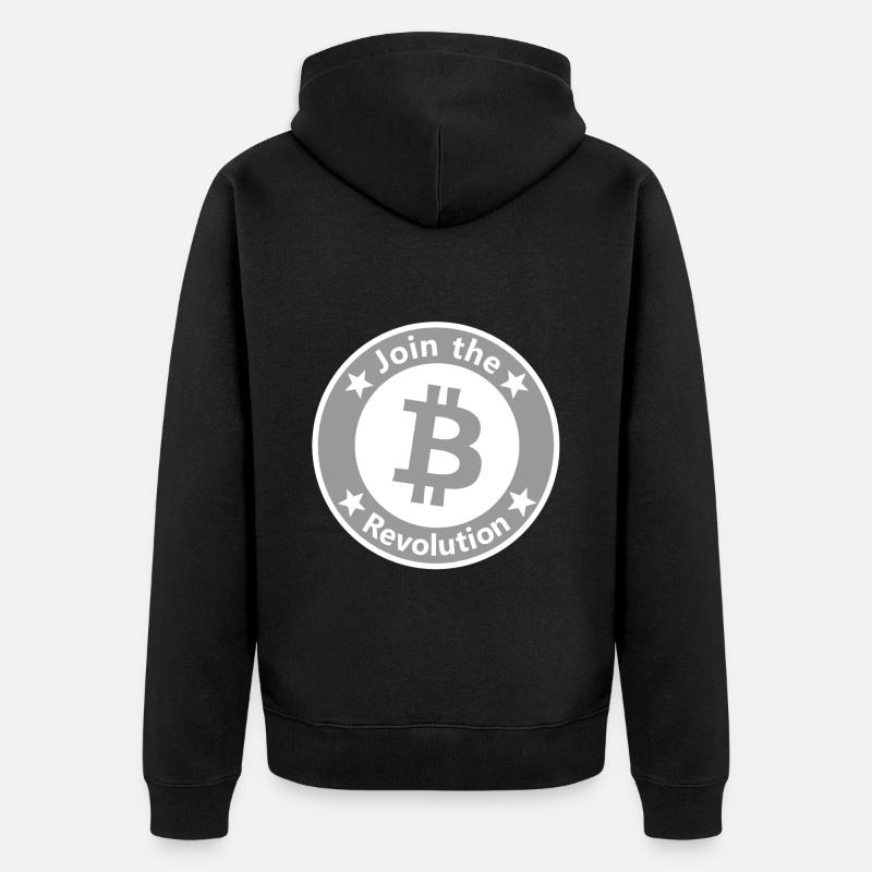 Monnaie et système monétaire - Veste à capuche bio Premium Unisexe - noir