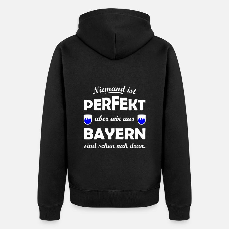 Parfait du sud - Veste à capuche bio Premium Unisexe - noir