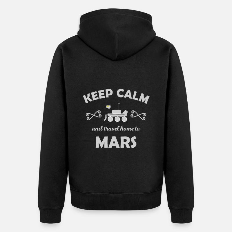 L’équipe de la mission Mars - Veste à capuche bio Premium Unisexe - noir