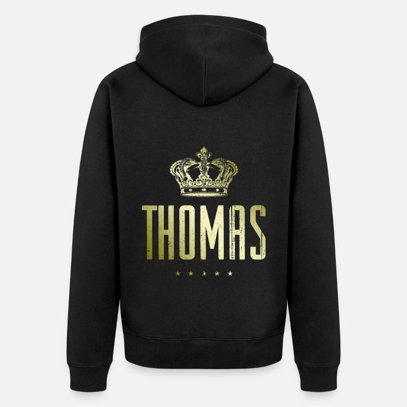 Thomas - Veste à capuche bio Premium Unisexe - noir