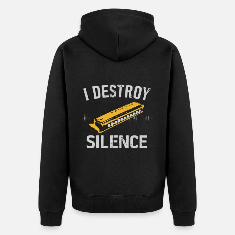 Cadeau clavier Keytar - Veste à capuche bio Premium Unisexe - noir