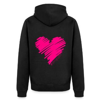 Chiropraticien Physiothérapeute Cœur I Cadeau - Veste à capuche bio Premium Unisexe - noir - Dos - Nico (187cm)