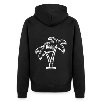 Symbole de Palm Island - Veste à capuche bio Premium Unisexe - noir - Dos - Nico (187cm)