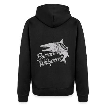 Cadeau pour l’amateur de poissons Barracuda - Veste à capuche bio Premium Unisexe - noir - Dos - Nico (187cm)