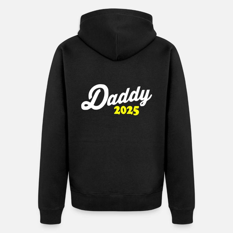 Daddy 2025 - Veste à capuche bio Premium Unisexe - noir