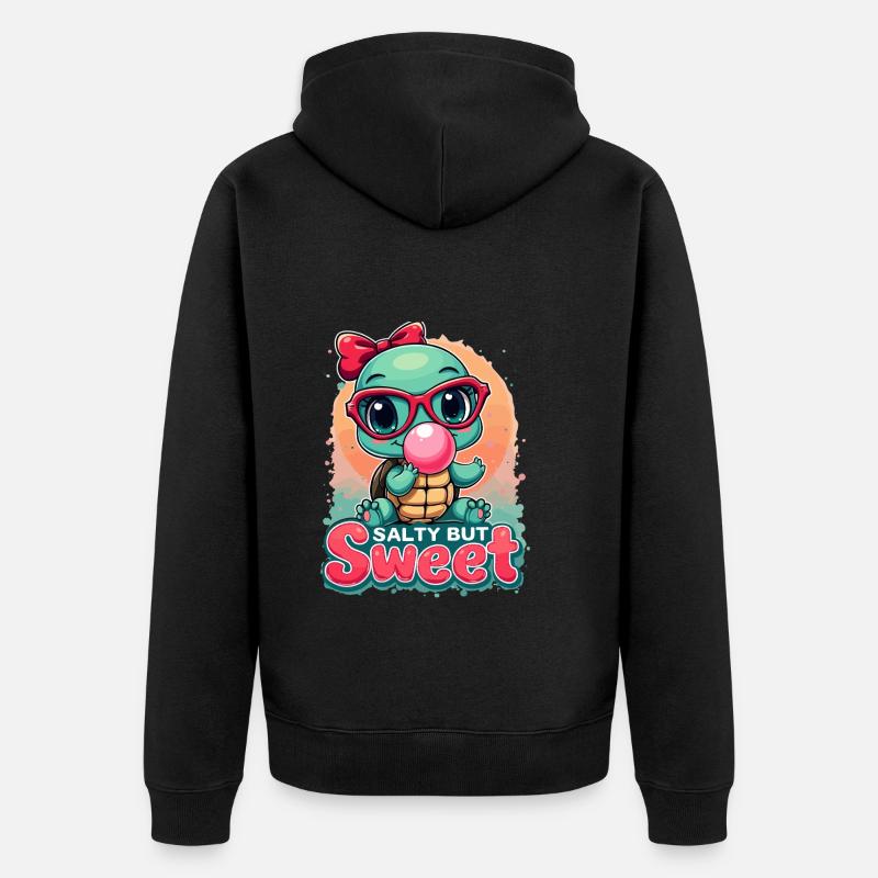 Kreuzfahrt - Unisex Premium Bio Zip Hoodie - Schwarz
