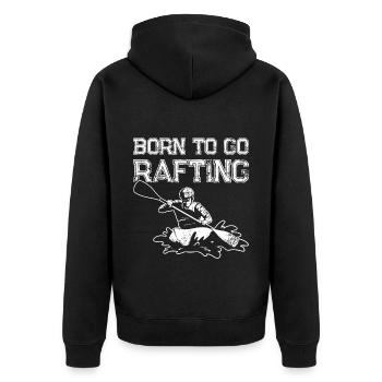 Manger Dormir Rafting Répéter La navigation de plaisance - Veste à capuche bio Premium Unisexe - noir - Dos - Nico (187cm)