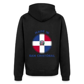San Cristobal - Veste à capuche bio Premium Unisexe - noir - Dos - Nico (187cm)