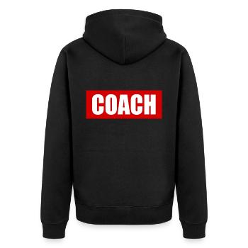 Coach - Veste à capuche bio Premium Unisexe - noir - Dos - Nico (187cm)