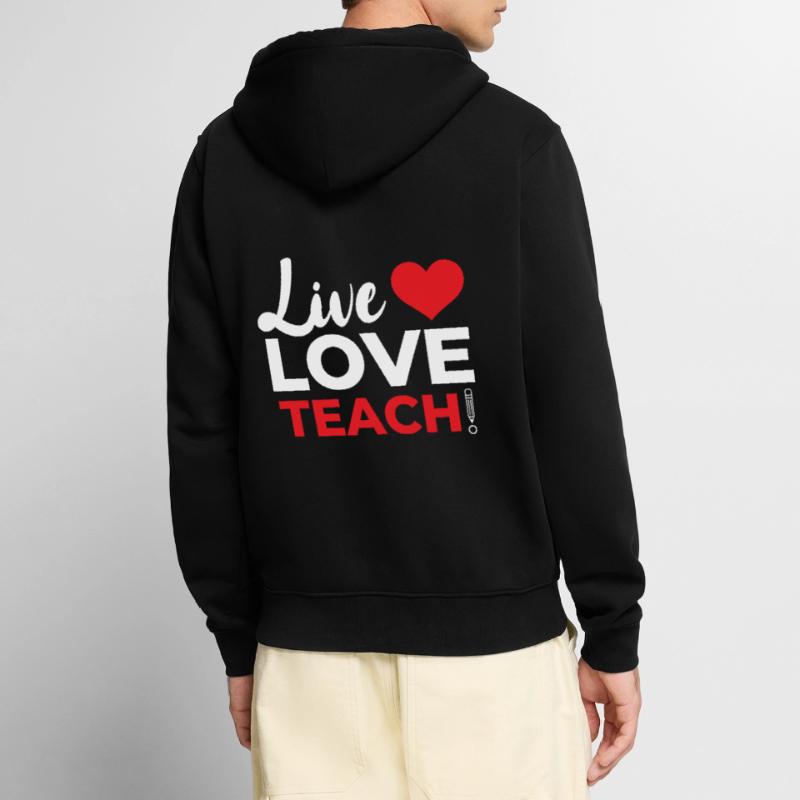 Enseignant École primaire Enseignant Enseignant École secondaire Veste à capuche bio Premium Unisexe