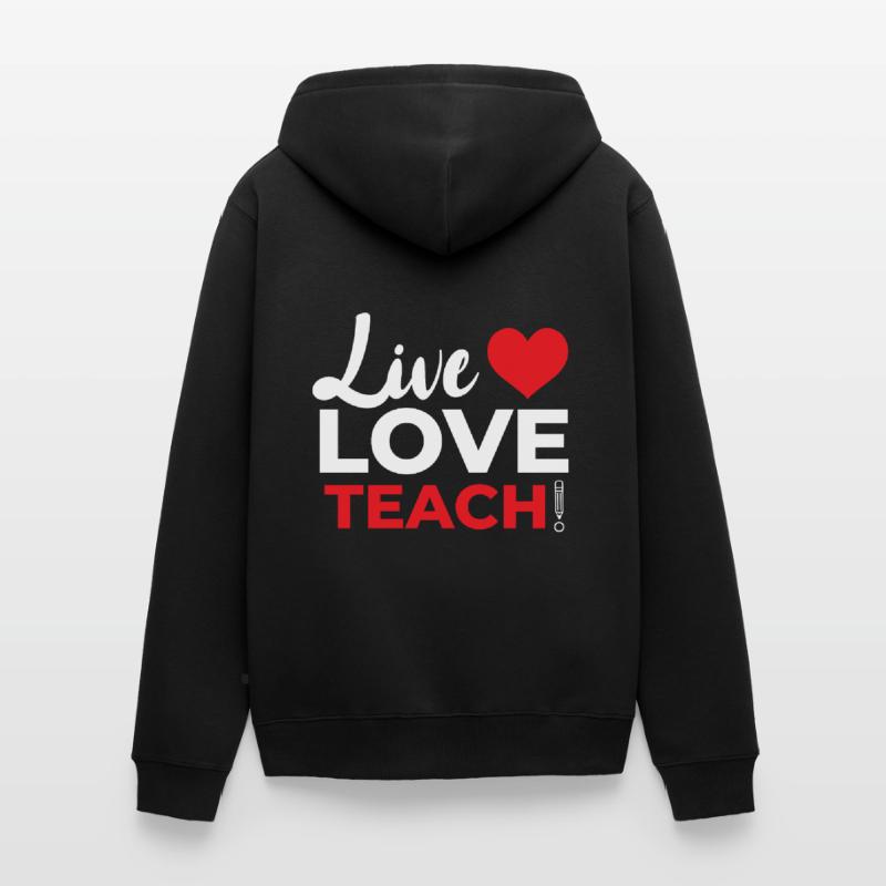 Enseignant École primaire Enseignant Enseignant École secondaire Veste à capuche bio Premium Unisexe