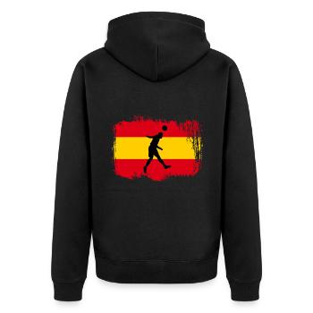 Football Espagne Sports - Veste à capuche bio Premium Unisexe - noir - Dos - Nico (187cm)