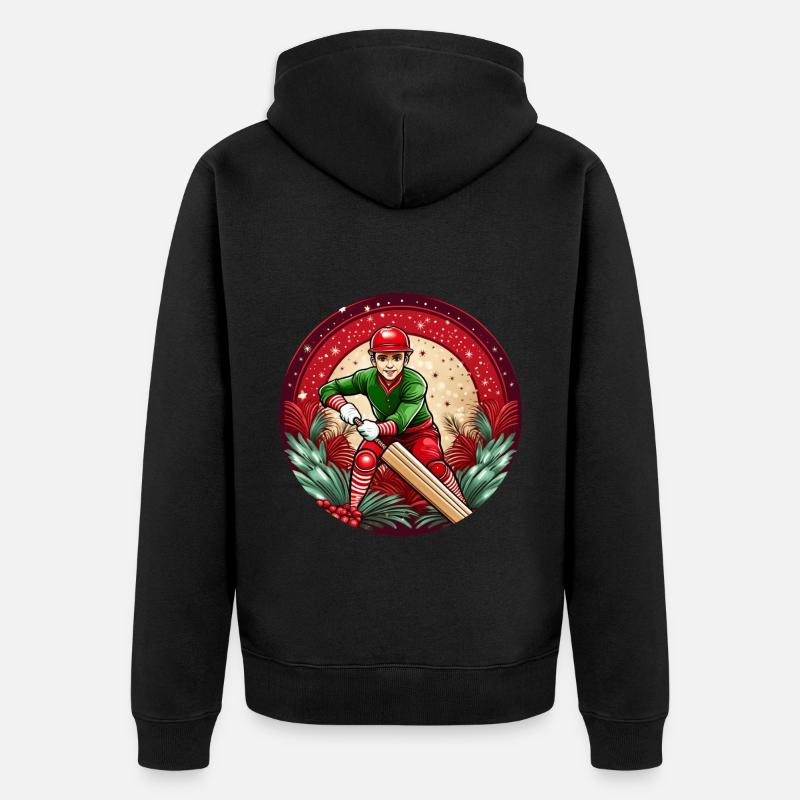 Elfe de Noël Cricket - Veste à capuche bio Premium Unisexe - noir