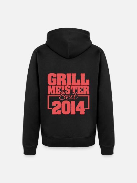 seit 2014 - Unisex Premium Bio Zip Hoodie - Schwarz