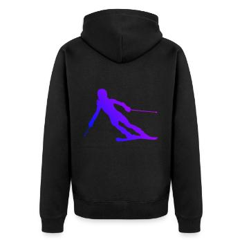 Ski acrobatique Ski Sports d’hiver Ski - Veste à capuche bio Premium Unisexe - noir - Dos - Nico (187cm)