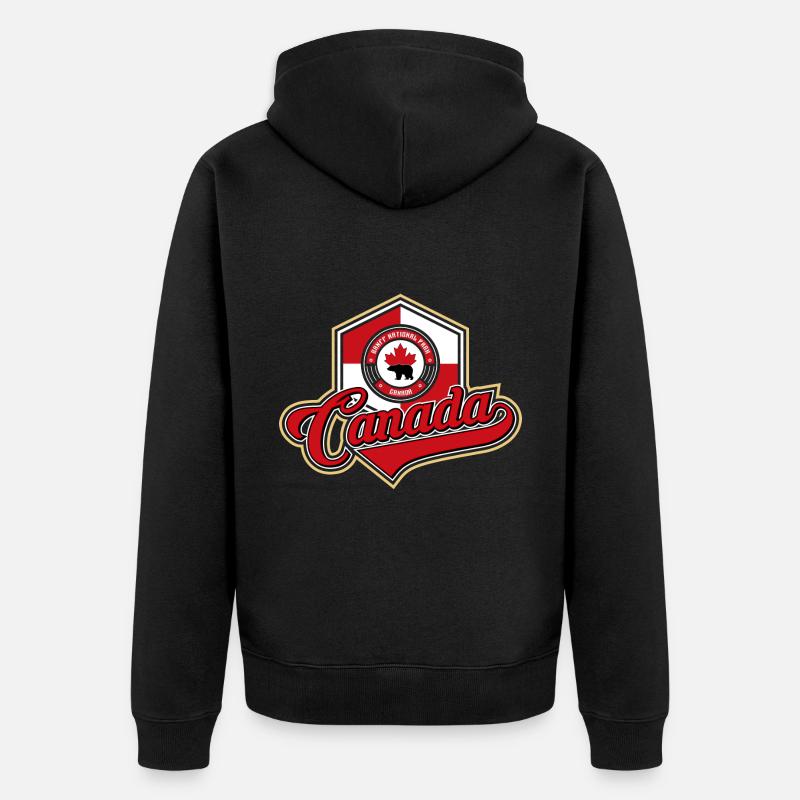 Canada - Veste à capuche bio Premium Unisexe - noir