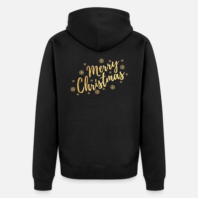 Joyeux noel - Veste à capuche bio Premium Unisexe - noir