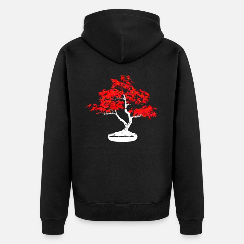 Un bonsaï - Veste à capuche bio Premium Unisexe - noir