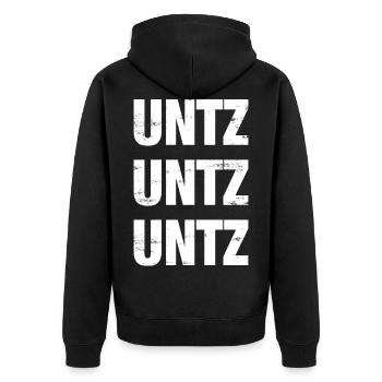 Techno - Veste à capuche bio Premium Unisexe - noir - Dos - Nico (187cm)