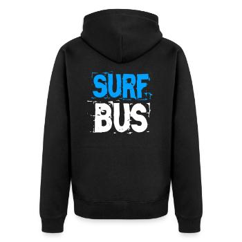 Surf Bus - Veste à capuche bio Premium Unisexe - noir - Dos - Nico (187cm)