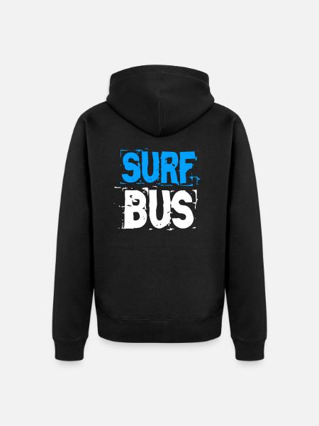 Surf Bus - Veste à capuche bio Premium Unisexe - noir