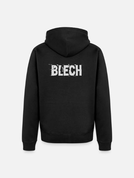 Sheet metal - Unisex Premium Organic Zip Hoodie - black