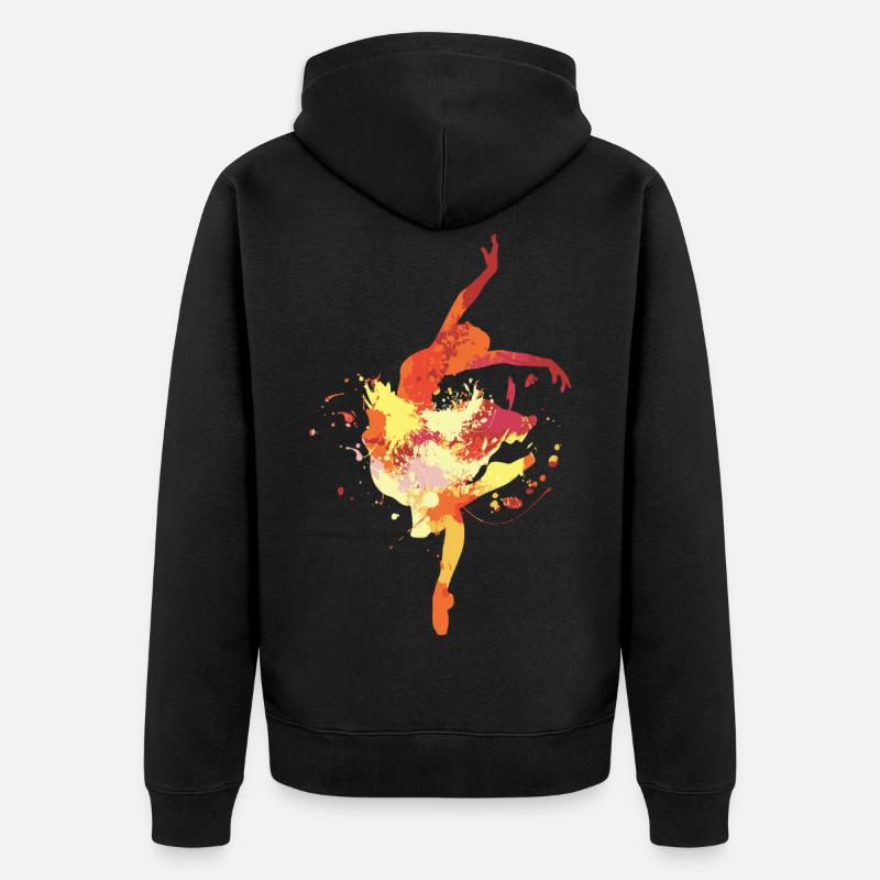 Danse classique - Veste à capuche bio Premium Unisexe - noir