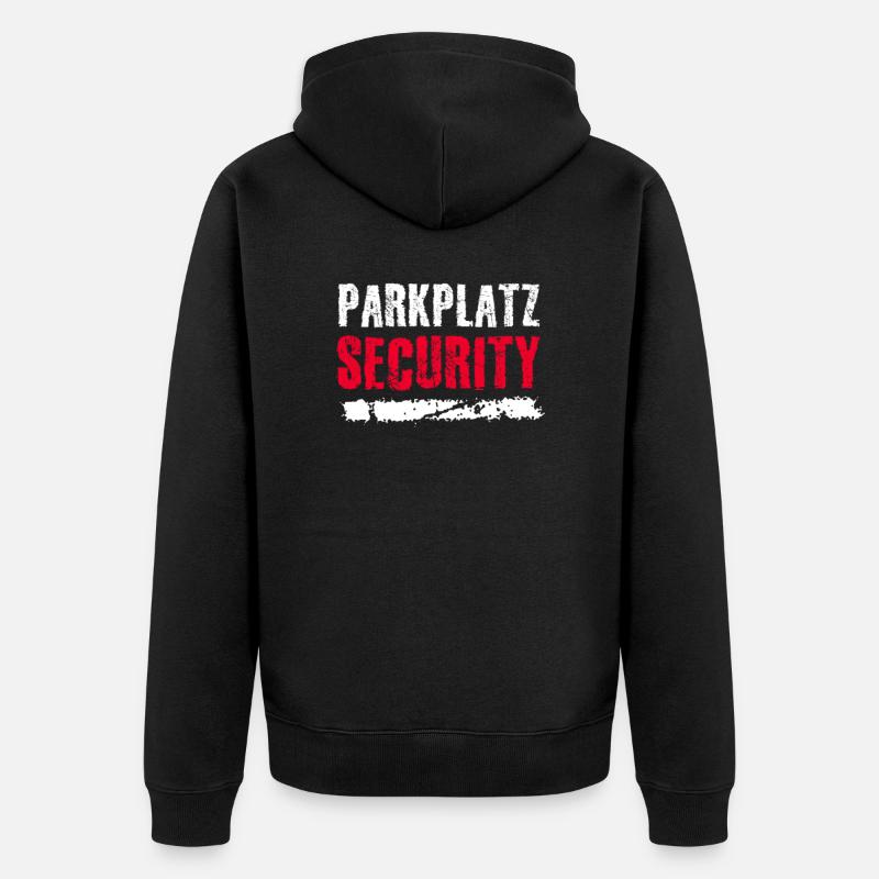 Parking Security - Veste à capuche bio Premium Unisexe - noir