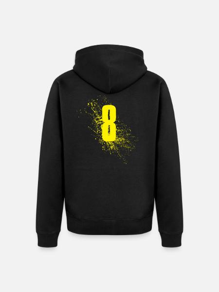 8 ans - Veste à capuche bio Premium Unisexe - noir