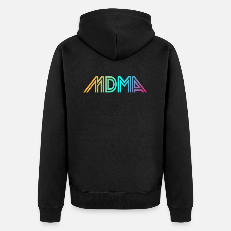 MDMA - Veste à capuche bio Premium Unisexe - noir