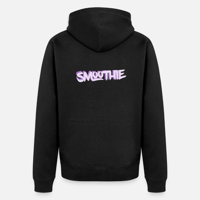 Smoothie - Veste à capuche bio Premium Unisexe - noir