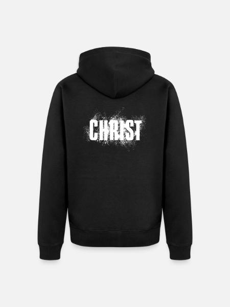 Christ - Unisex Premium Bio Zip Hoodie - Schwarz
