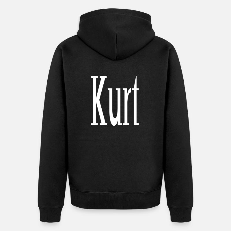 Kurt - Veste à capuche bio Premium Unisexe - noir