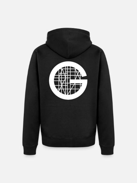 Signe de guilde d'échafaudage - Veste à capuche bio Premium Unisexe - noir
