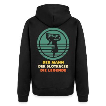Slot Racing Legend Slotcars Slotracer Slot Car - Veste à capuche bio Premium Unisexe - noir - Dos - Nico (187cm)