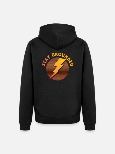 Electrician Saying Gift Electrician - Unisex Premium Organic Zip Hoodie - black