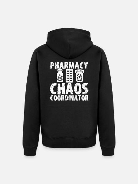 Pharmacist Gift, Pharmacy Pharmacy, Pharmacist - Unisex Premium Organic Zip Hoodie - black
