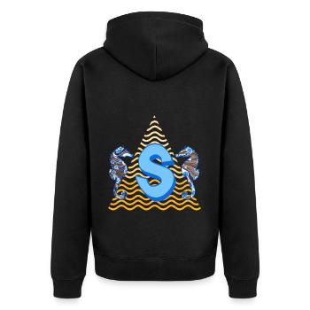 Seahorse E 262 s - Veste à capuche bio Premium Unisexe - noir - Dos - Nico (187cm)