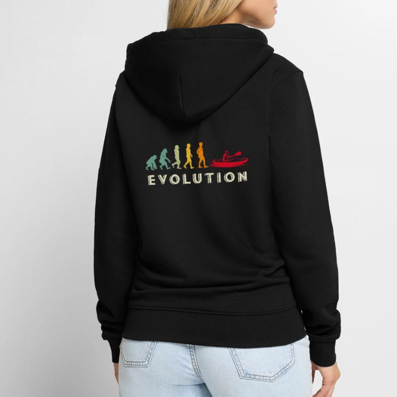 Kayak Evolution Unisex Premium Organic Zip Hoodie