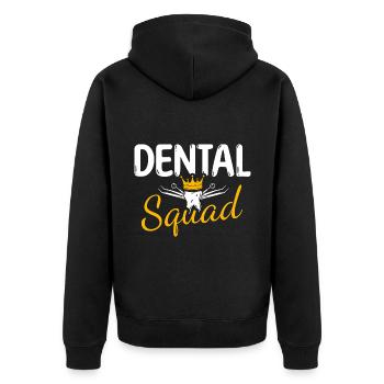 Dentiste Dentiste Dentiste - Veste à capuche bio Premium Unisexe - noir - Dos - Nico (187cm)