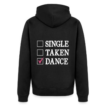 Single Taken Dance pour la chorégraphie dansante - Veste à capuche bio Premium Unisexe - noir - Dos - Nico (187cm)