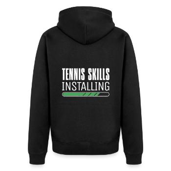 Compétences des joueurs de tennis Club de tennis Joueur de tennis - Veste à capuche bio Premium Unisexe - noir - Dos - Nico (187cm)