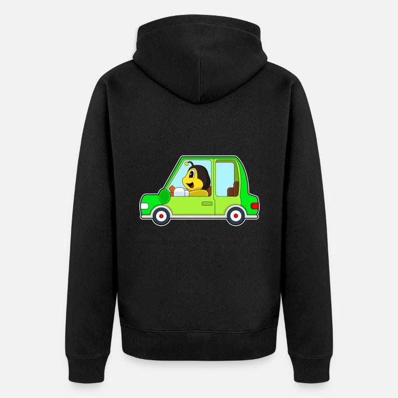 Voiture d’abeille - Veste à capuche bio Premium Unisexe - noir