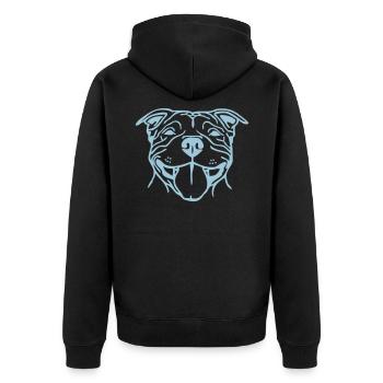 sbtsmile1 - Veste à capuche bio Premium Unisexe - noir - Dos - Nico (187cm)