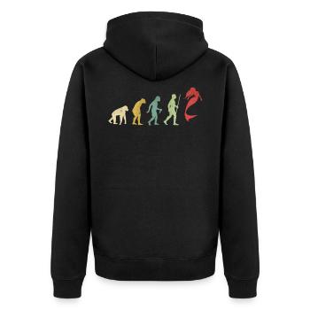 Evolución de la sirena - Veste à capuche bio Premium Unisexe - noir - Dos - Nico (187cm)