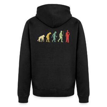 Evolución del doctor - Veste à capuche bio Premium Unisexe - noir - Dos - Nico (187cm)